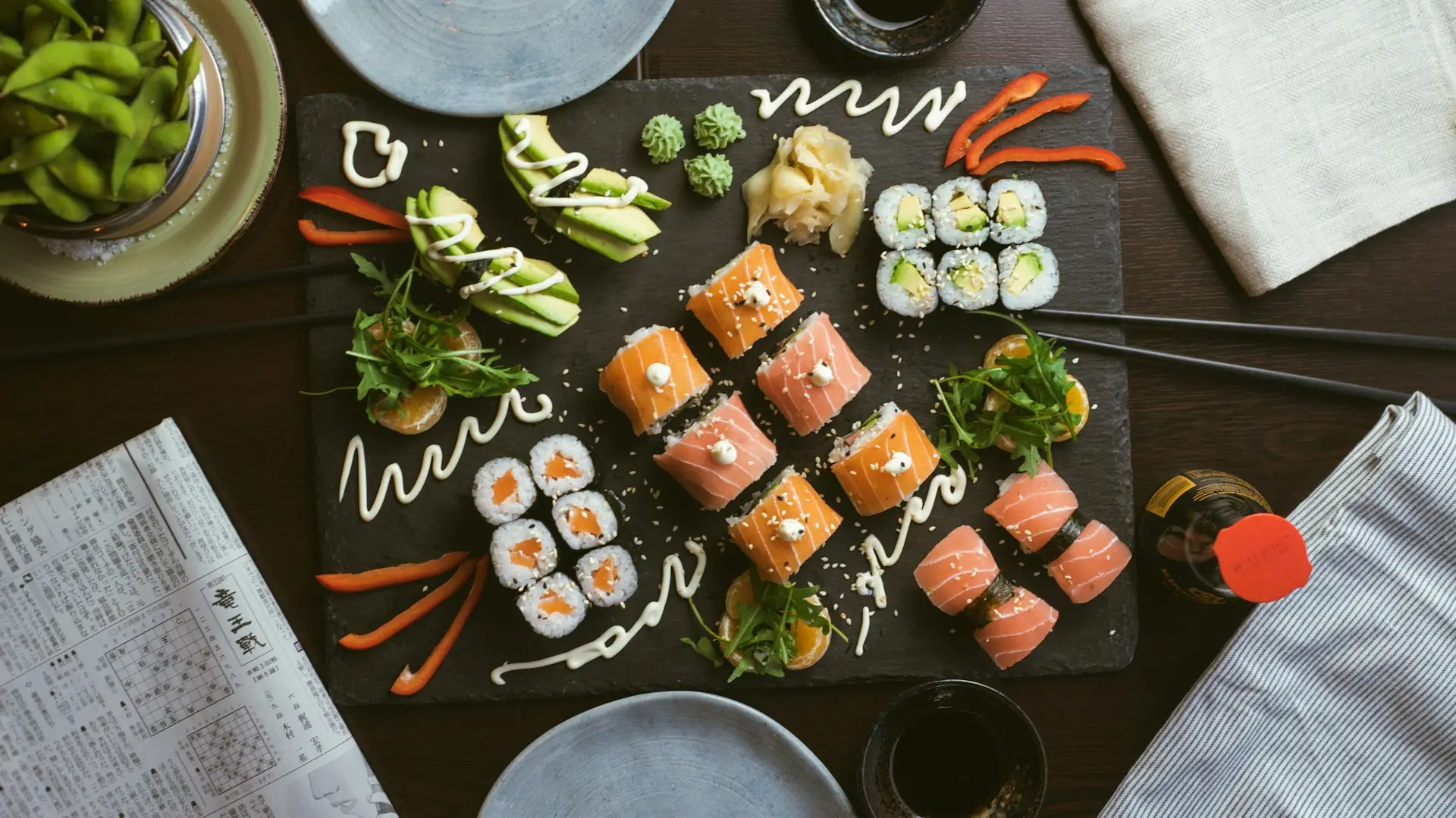 Sushi e buffet asiático do Wok World